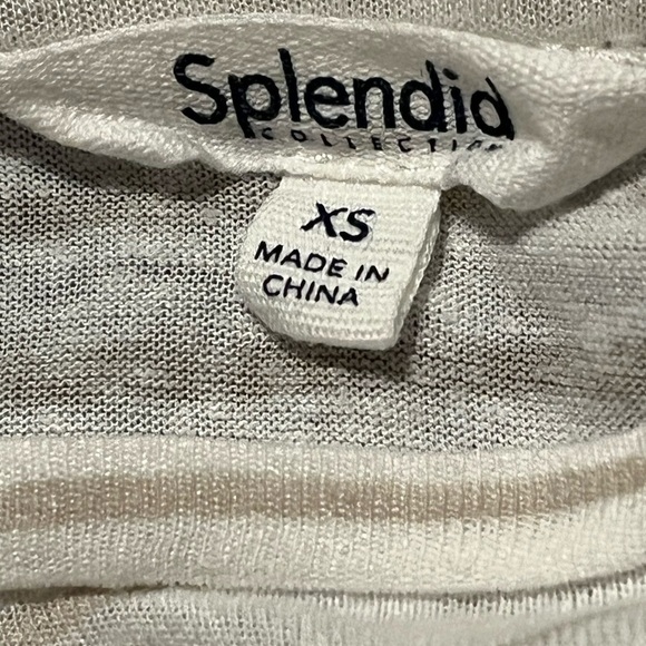 Splendid Striped Top Sz XS - Picture 5 of 5